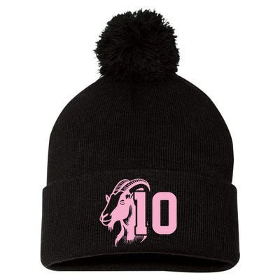 Goat Miami Mvp 10 Greatest Of All Time Pom Pom 12in Knit Beanie