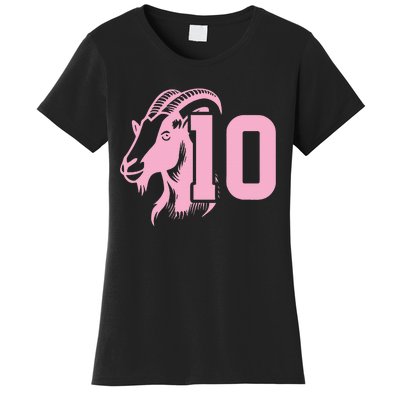 Goat Miami Mvp 10 Greatest Of All Time Women's T-Shirt