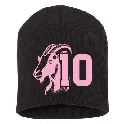 Goat Miami Mvp 10 Greatest Of All Time Short Acrylic Beanie