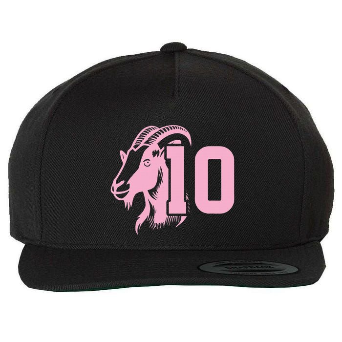 Goat Miami Mvp 10 Greatest Of All Time Wool Snapback Cap