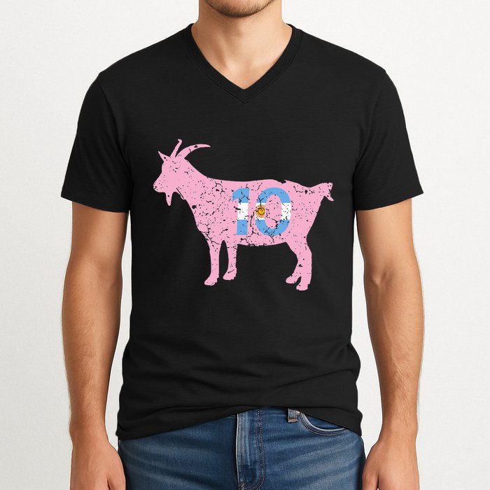 Goat Miami Mvp 10 Greatest Of All Time V-Neck T-Shirt