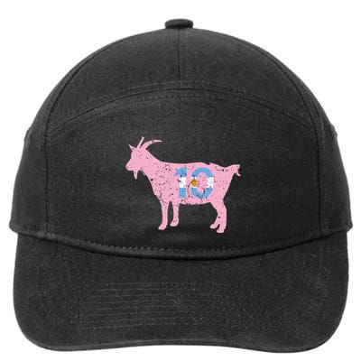 Goat Miami Mvp 10 Greatest Of All Time 7-Panel Snapback Hat