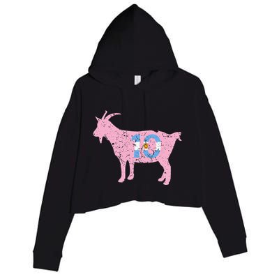 Goat Miami Mvp 10 Greatest Of All Time Crop Fleece Hoodie