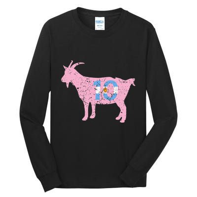 Goat Miami Mvp 10 Greatest Of All Time Tall Long Sleeve T-Shirt