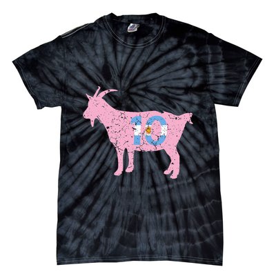 Goat Miami Mvp 10 Greatest Of All Time Tie-Dye T-Shirt