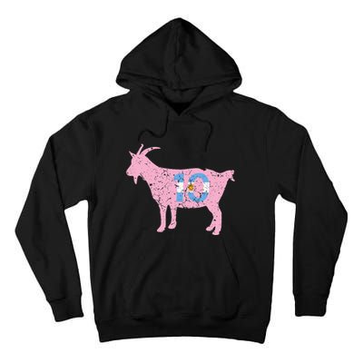 Goat Miami Mvp 10 Greatest Of All Time Tall Hoodie