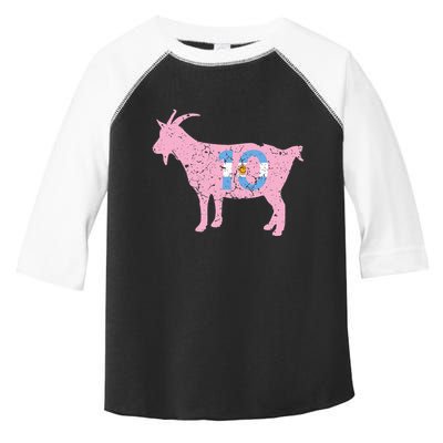 Goat Miami Mvp 10 Greatest Of All Time Toddler Fine Jersey T-Shirt