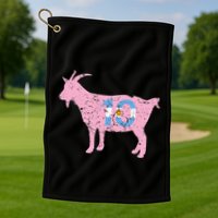 Goat Miami Mvp 10 Greatest Of All Time Golf Towel