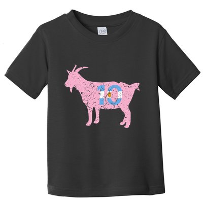 Goat Miami Mvp 10 Greatest Of All Time Toddler T-Shirt