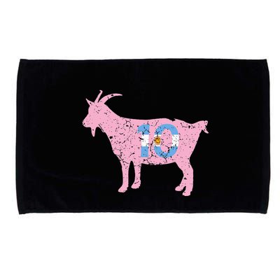 Goat Miami Mvp 10 Greatest Of All Time Microfiber Hand Towel