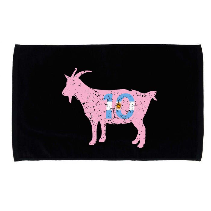 Goat Miami Mvp 10 Greatest Of All Time Microfiber Hand Towel