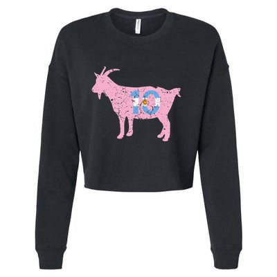 Goat Miami Mvp 10 Greatest Of All Time Cropped Pullover Crew