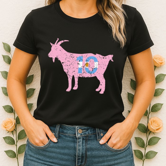 Goat Miami Mvp 10 Greatest Of All Time Womens T-Shirt