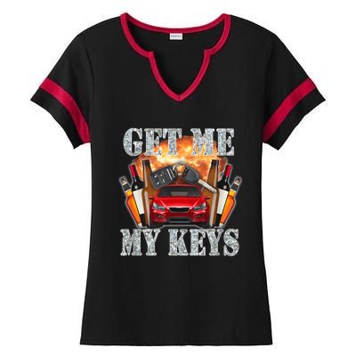 Get Me My Keys Ladies Halftime Notch Neck Tee