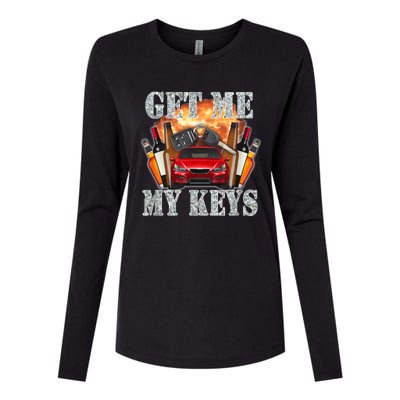 Get Me My Keys Womens Cotton Relaxed Long Sleeve T-Shirt