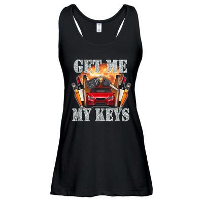 Get Me My Keys Ladies Essential Flowy Tank