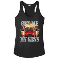 Get Me My Keys Ladies PosiCharge Competitor Racerback Tank