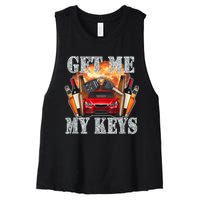 Get Me My Keys Women's Racerback Cropped Tank