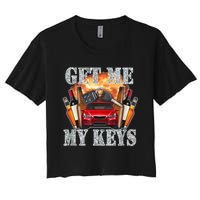 Get Me My Keys Women's Crop Top Tee