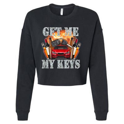 Get Me My Keys Cropped Pullover Crew