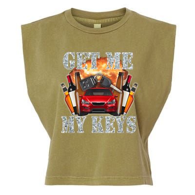 Get Me My Keys Garment-Dyed Women's Muscle Tee