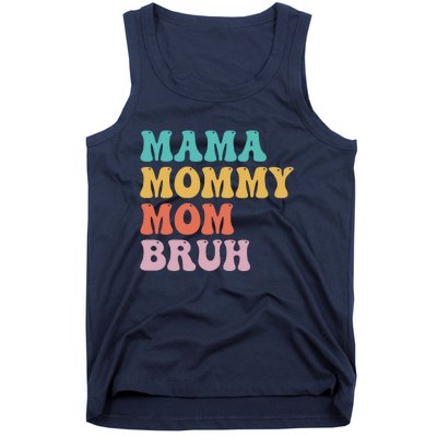 Groovy Mama Mommy Mom Bruh Funny Mother's Day Tank Top