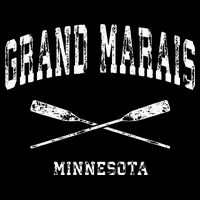 Grand Marais Minnesota Vintage Nautical Crossed Oars Tank Top