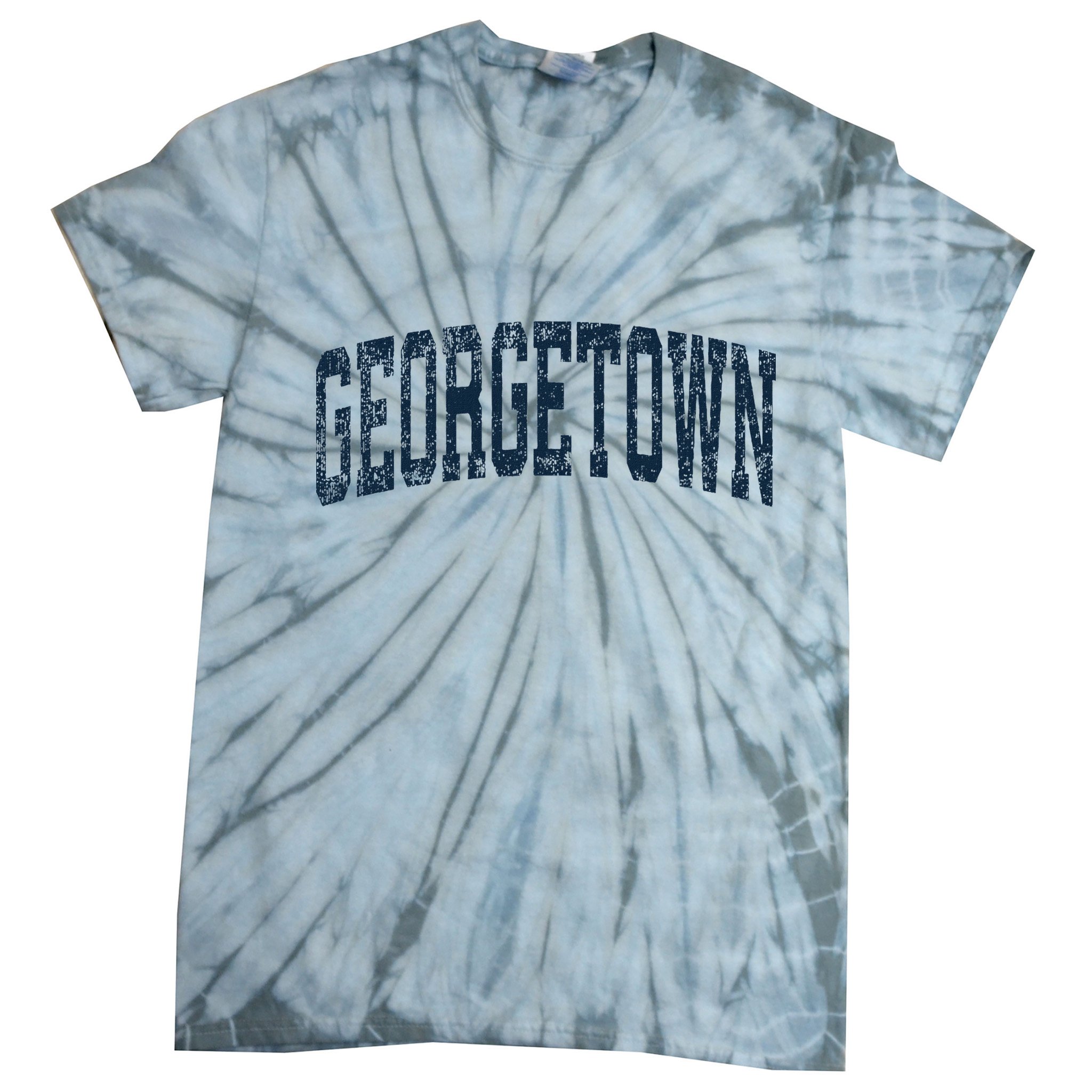 Georgetown Michigan Mi Vintage Athletic Sports Tie-Dye T-Shirt