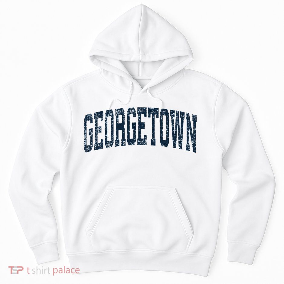 Georgetown Michigan Mi Vintage Athletic Sports Hoodie