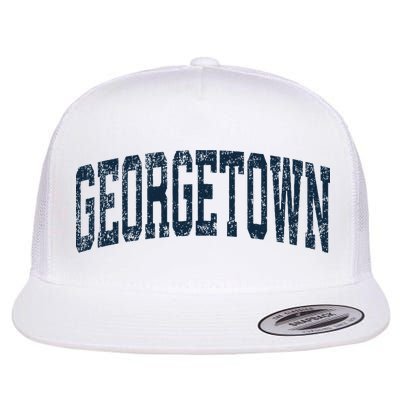 Georgetown Michigan Mi Vintage Athletic Sports Flatbill Hat