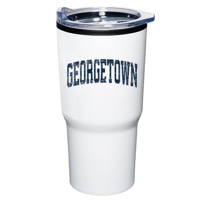 Georgetown Michigan Mi Vintage Athletic Sports Tumbler