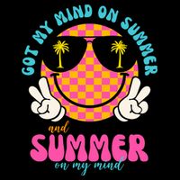 Got My Mind On Summer And Summer On My Mind Peace Smile Impact Tech Backpack
