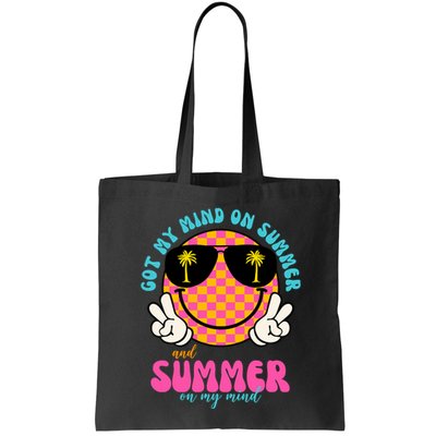Got My Mind On Summer And Summer On My Mind Peace Smile Bag