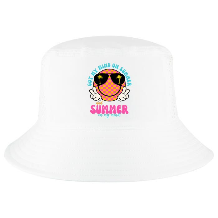 Got My Mind On Summer And Summer On My Mind Peace Smile Cool Comfort Performance Bucket Hat