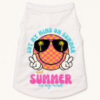 Got My Mind On Summer And Summer On My Mind Peace Smile Doggie Tank
