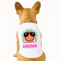 Got My Mind On Summer And Summer On My Mind Peace Smile Doggie Tank