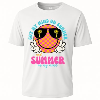 Got My Mind On Summer And Summer On My Mind Peace Smile Performance Shirt