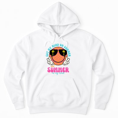 Got My Mind On Summer And Summer On My Mind Peace Smile Hoodie
