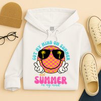 Got My Mind On Summer And Summer On My Mind Peace Smile Hoodie