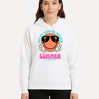 Got My Mind On Summer And Summer On My Mind Peace Smile Hoodie