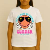 Got My Mind On Summer And Summer On My Mind Peace Smile T-Shirt