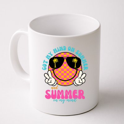 Got My Mind On Summer And Summer On My Mind Peace Smile Coffee Mug