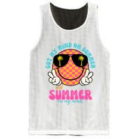Got My Mind On Summer And Summer On My Mind Peace Smile Mesh Reversible Basketball Jersey Tank