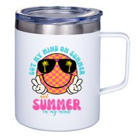 Got My Mind On Summer And Summer On My Mind Peace Smile 12oz Stainless Steel Coffee Mug