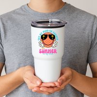 Got My Mind On Summer And Summer On My Mind Peace Smile Tumbler