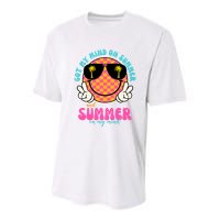 Got My Mind On Summer And Summer On My Mind Peace Smile Youth Performance Sprint T-Shirt