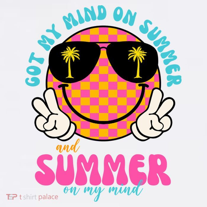 Got My Mind On Summer And Summer On My Mind Peace Smile Baby Bodysuit