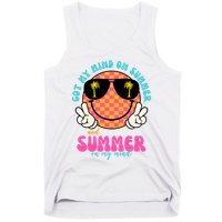 Got My Mind On Summer And Summer On My Mind Peace Smile Tank Top