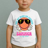 Got My Mind On Summer And Summer On My Mind Peace Smile Toddler T-Shirt