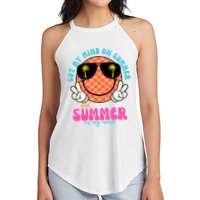 Got My Mind On Summer And Summer On My Mind Peace Smile Women's Perfect Tri Rocker Tank